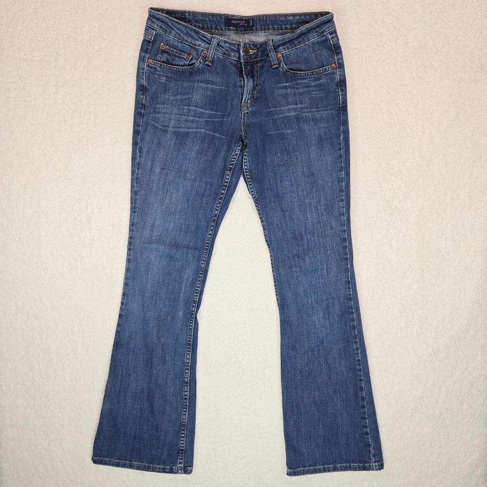 Levi's Women Size 9 Long 518 Superlow Bootcut Jeans Denim Y2K Revival